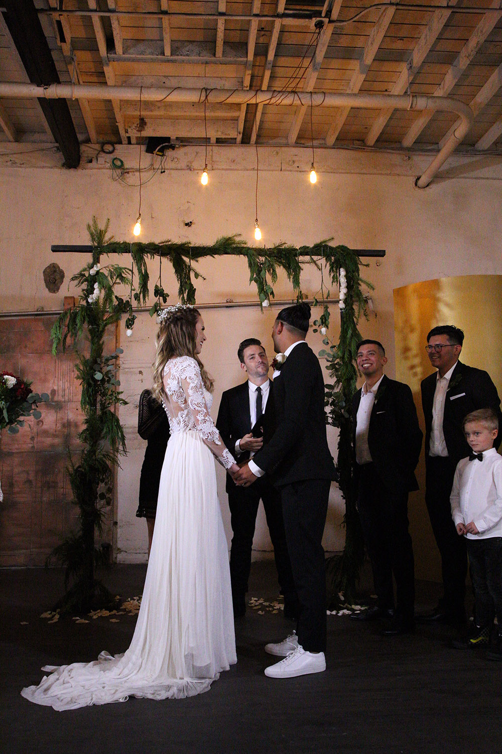 Carlos and Amanda getting married at RoseWolff Studio